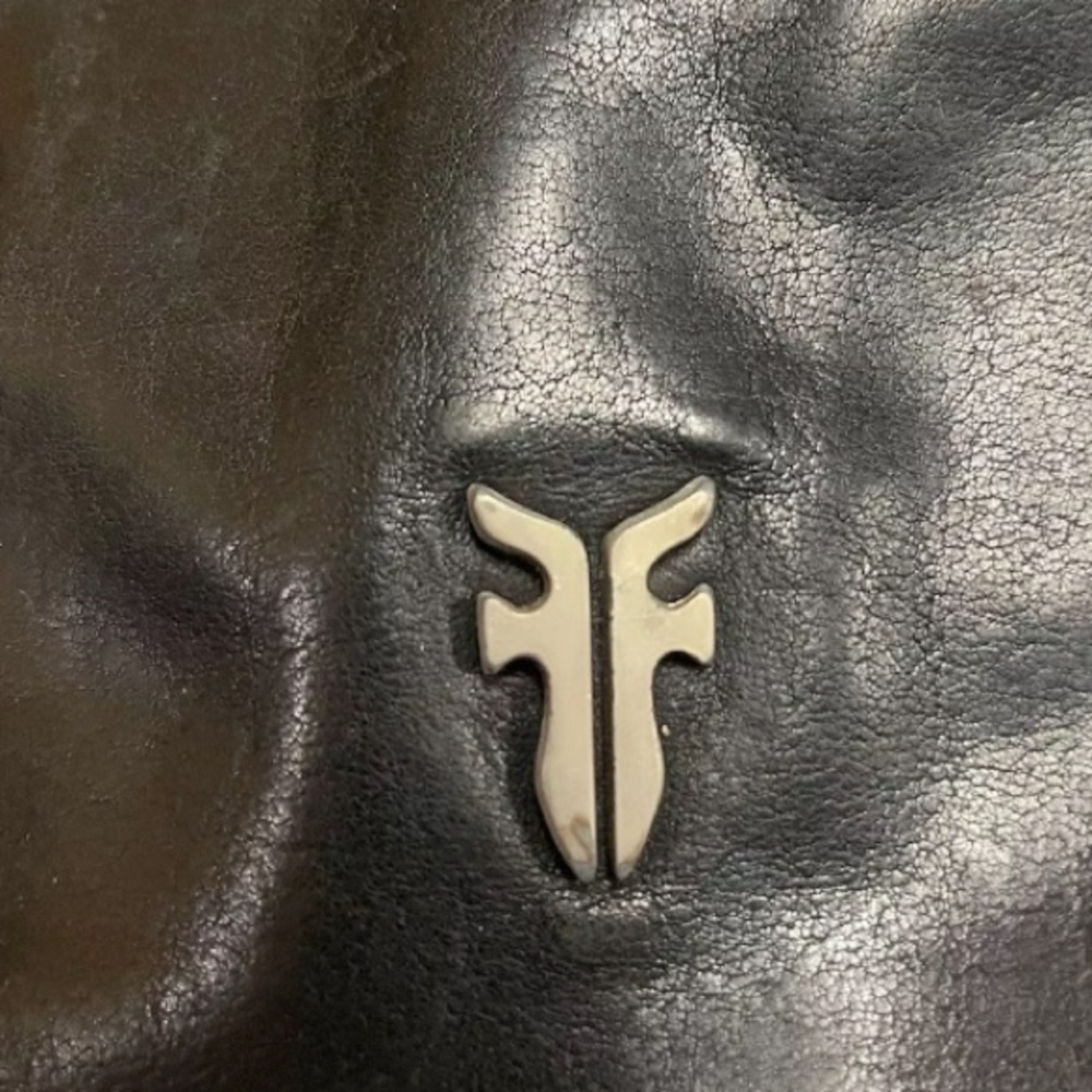 Rare! Frye “Selena” black purse w/ tassels - Picture 6 of 10